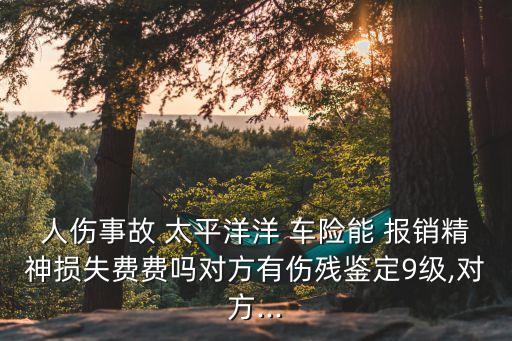 太平洋車險報銷多少錢