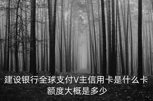 建行熱購金卡額度多少,建行全球熱購visa金卡