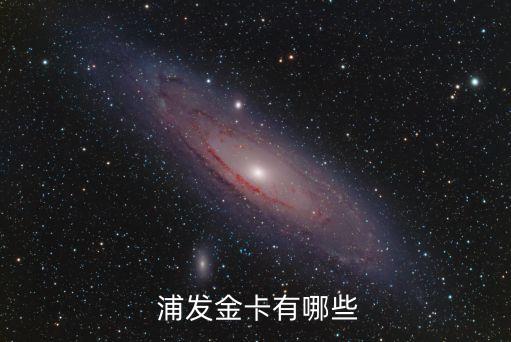  浦發(fā)金卡有哪些