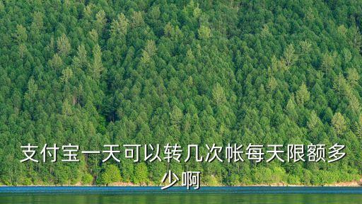 支付寶轉(zhuǎn)帳上限是多少錢
