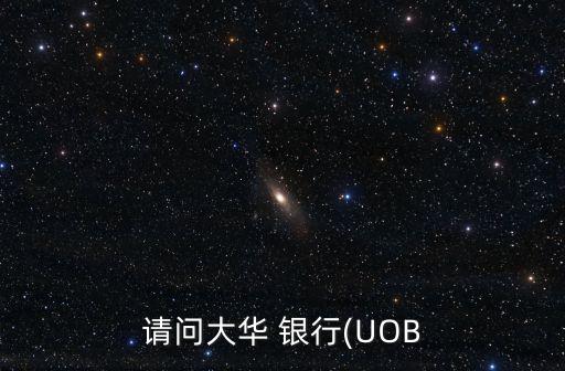 請(qǐng)問大華 銀行(UOB