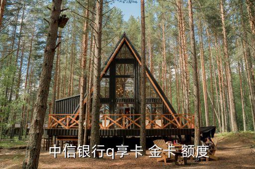 中信銀行q享卡 金卡 額度