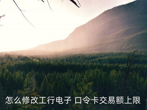 icbc 口令卡能用多少次