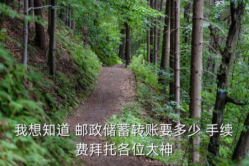 郵政省外匯款手續(xù)費多少錢,郵政跨行匯款手續(xù)費怎么收取