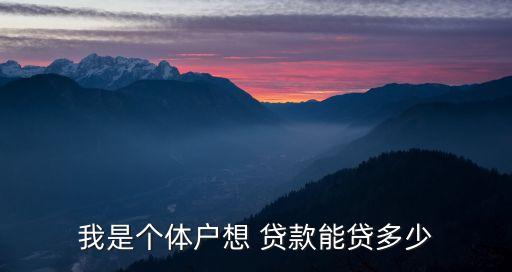 小企業(yè)平均貸款是多少錢