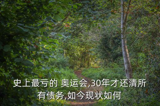 史上最虧的 奧運(yùn)會,30年才還清所有債務(wù),如今現(xiàn)狀如何