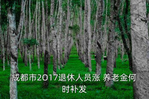 2017四川養(yǎng)老金長(zhǎng)多少