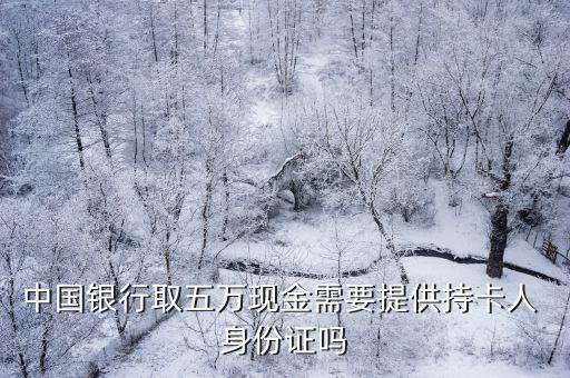 中國銀行取五萬現(xiàn)金需要提供持卡人 身份證嗎
