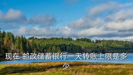 現(xiàn)在 郵政儲蓄銀行一天轉(zhuǎn)賬上限是多少