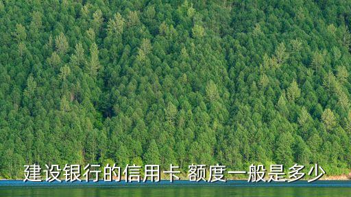 建設(shè)visa卡白金卡額度多少,建設(shè)全球支付白金卡額度最低多少