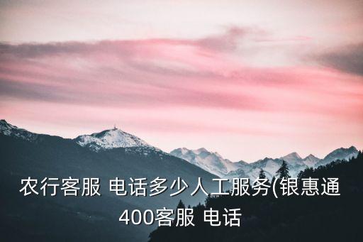 深圳龍華農業(yè)銀行電話是多少錢