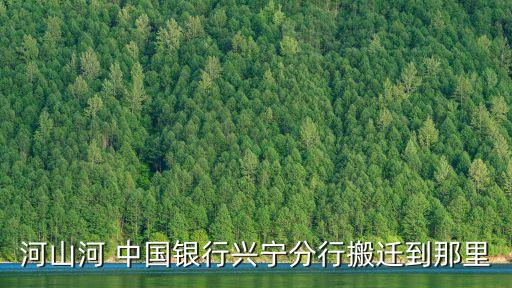 河山河 中國銀行興寧分行搬遷到那里