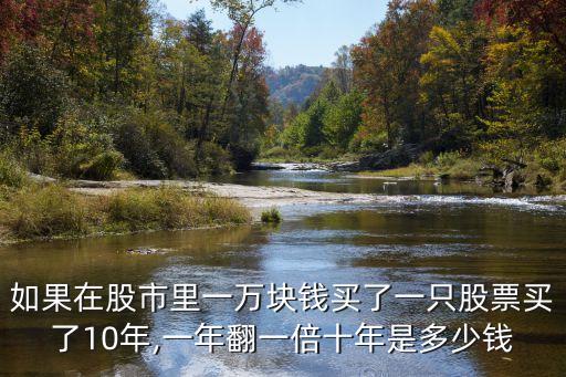 翻倍收益是多少錢,14年翻倍的每年收益多少