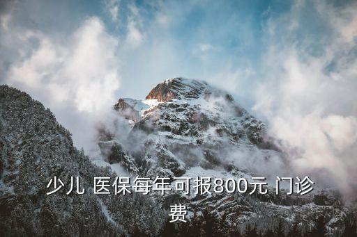 深圳市少兒醫(yī)保門診一年是多少錢,少兒醫(yī)保一年有多少門診費給你用