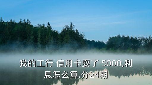 工商信用卡5000每個月還多少錢,信用卡5000每個月最低還款額