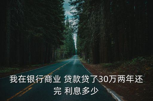 30萬2年貸款利息多少啊,150萬貸款利息一年多少錢
