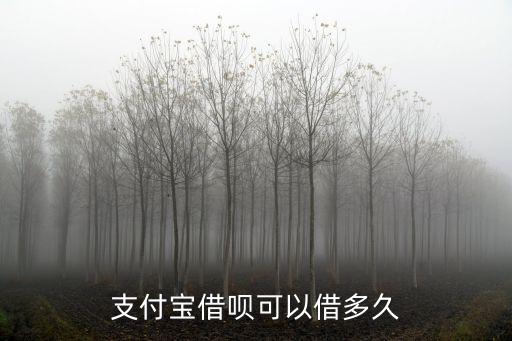 支付寶借唄可以借多久