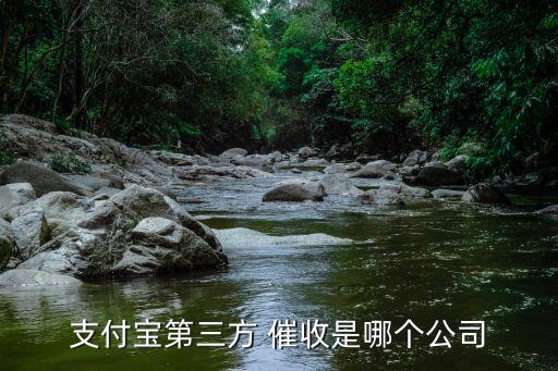 支付寶第三方 催收是哪個(gè)公司
