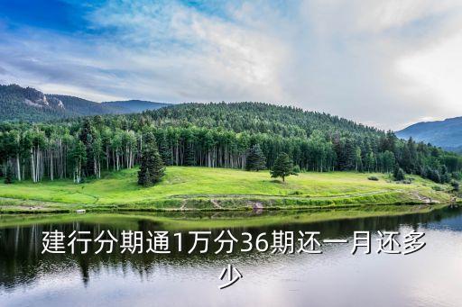 建行專項(xiàng)分期利息多少錢,建行信用卡現(xiàn)金分期手續(xù)費(fèi)和利息