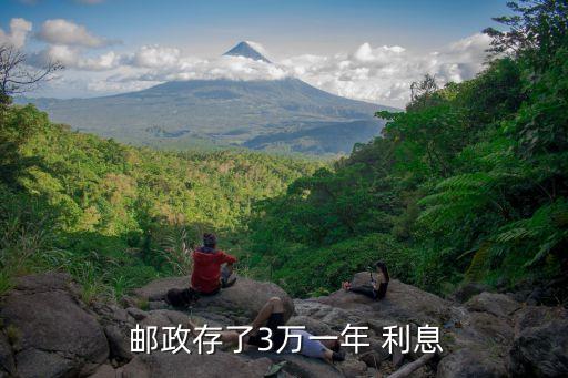  郵政存了3萬一年 利息