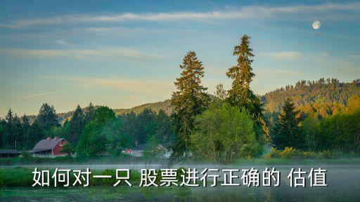 股票多少估值算合理,股票估值是如何算出來的