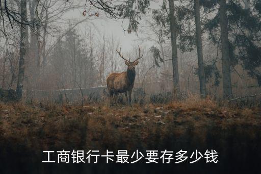 工行存款低于多少收小額管理費