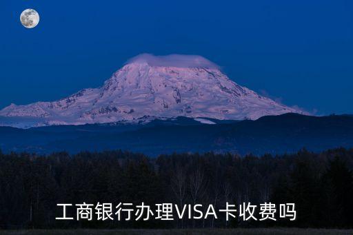 工商銀行辦理VISA卡收費(fèi)嗎