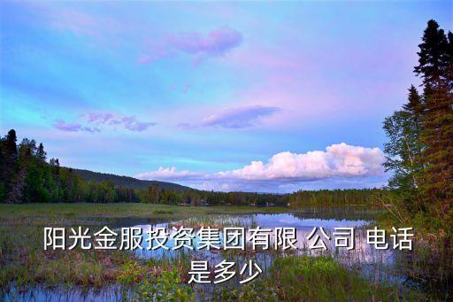 和陽光合作的公司電話是多少錢