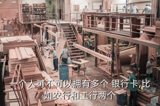 一個(gè)人可不可以擁有多個(gè) 銀行卡,比如農(nóng)行和工行兩個(gè)