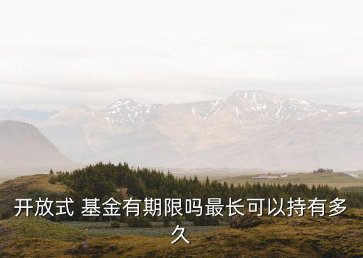 一支基金一般有多少年,一個基金一般多少年