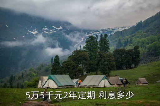 5萬存兩年利息是多少,50萬存六年定期利息多少