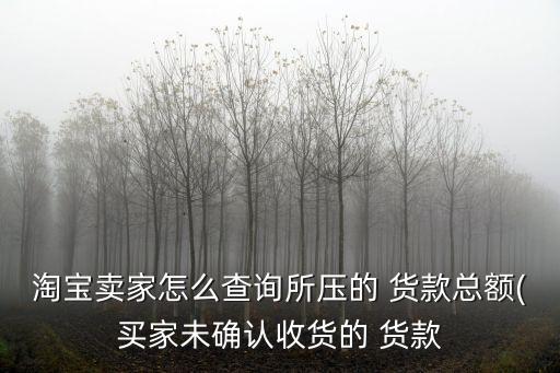 淘寶押多少貨款,淘寶沒退貨款已經(jīng)退回