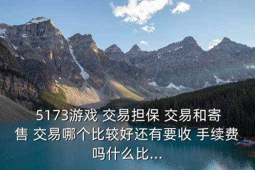 5173賬號(hào)交易手續(xù)費(fèi)多少