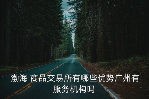 渤海 商品交易所有哪些優(yōu)勢(shì)廣州有服務(wù)機(jī)構(gòu)嗎