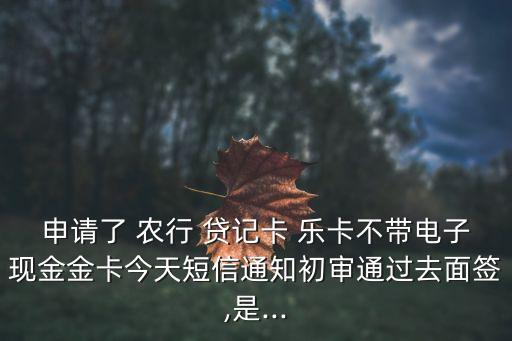 農(nóng)行貸記卡 樂卡額度是多少,農(nóng)行金穗貸記卡額度