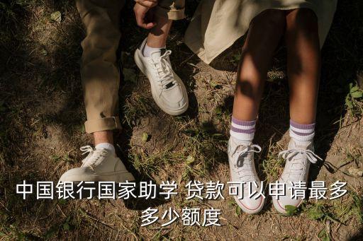 中國銀行國家助學(xué) 貸款可以申請最多多少額度