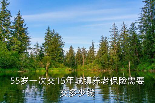55歲一次交15年城鎮(zhèn)養(yǎng)老保險需要交多少錢