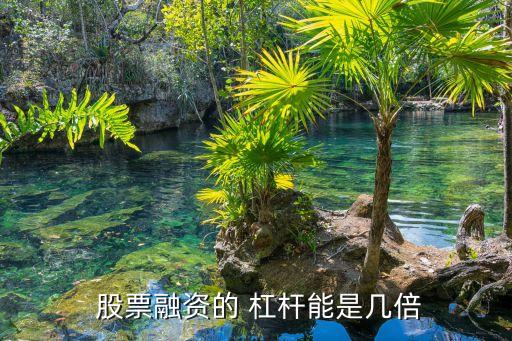  股票融資的 杠桿能是幾倍