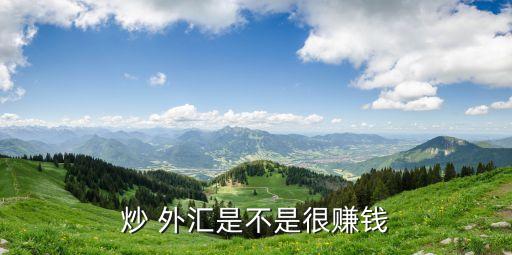 炒 外匯是不是很賺錢