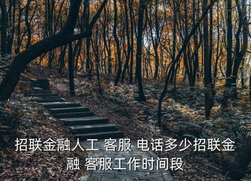 招聯(lián)金融人工 客服 電話多少招聯(lián)金融 客服工作時(shí)間段