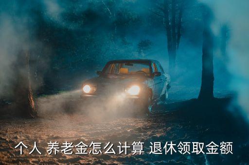 個(gè)人 養(yǎng)老金怎么計(jì)算 退休領(lǐng)取金額