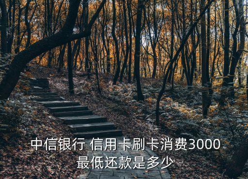 中信銀行信用卡最低還款額是多少
