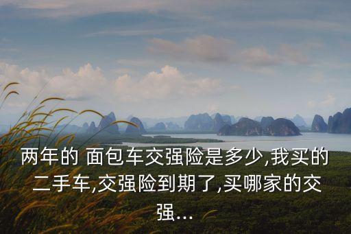 二手面包車保險多少錢