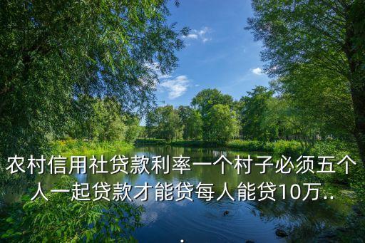 五戶聯(lián)保利息多少,三戶聯(lián)保利息多少