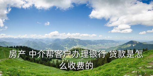 中介代辦貸款要花多少錢,中介幫貸款收取20個點(diǎn)