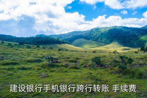 建行異地打錢手續(xù)費多少,農(nóng)行往建行卡上打錢手續(xù)費怎么收??
