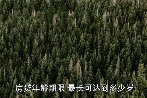 37歲房貸最長多少年,美國房貸最長能貸多少年