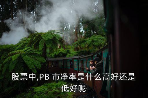 股票中,PB 市凈率是什么高好還是低好呢