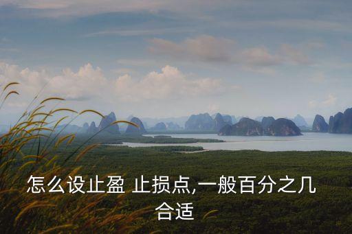 怎么設止盈 止損點,一般百分之幾 合適