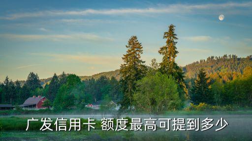 廣發(fā)的歡樂卡額度有多少,廣發(fā)歡樂卡額度上限